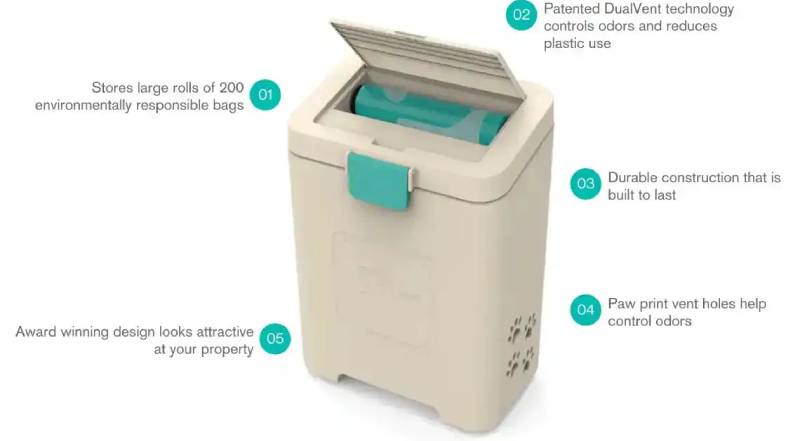 dog poop disposal system