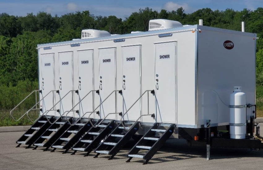 Portable bathroom rentals